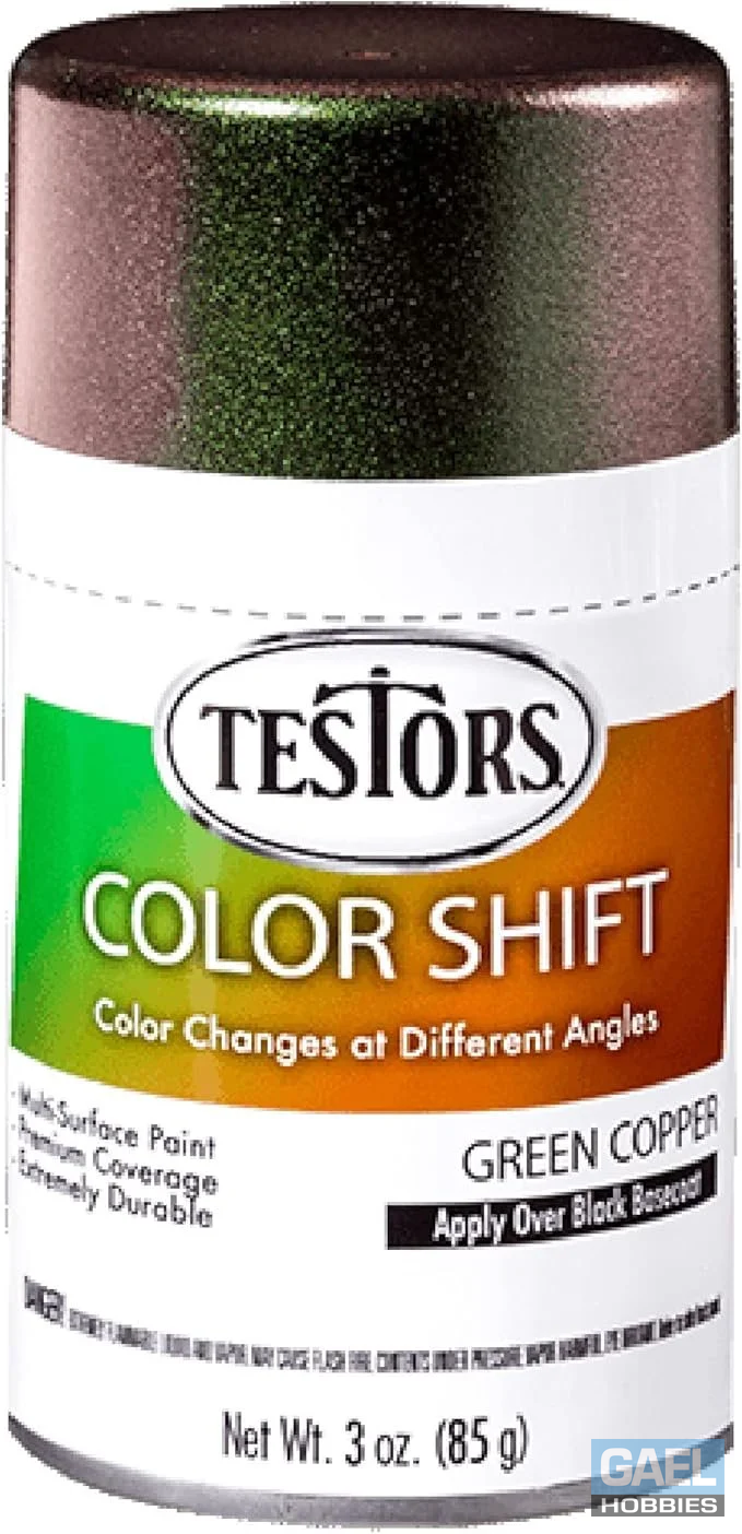 Testors Color Shift Aerosols-Green Copper #340911