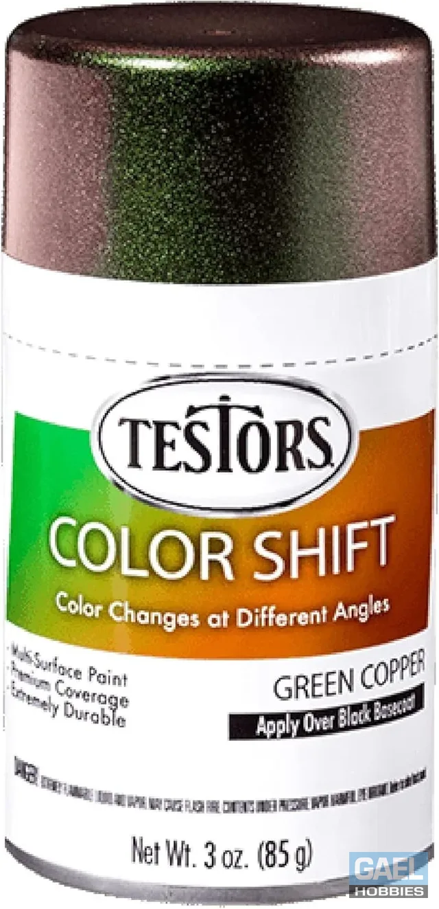 Testors Color Shift Aerosols-Green Copper #340911