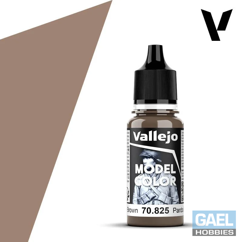 Vallejo 18ml Model Color Pale Brown (70.825)