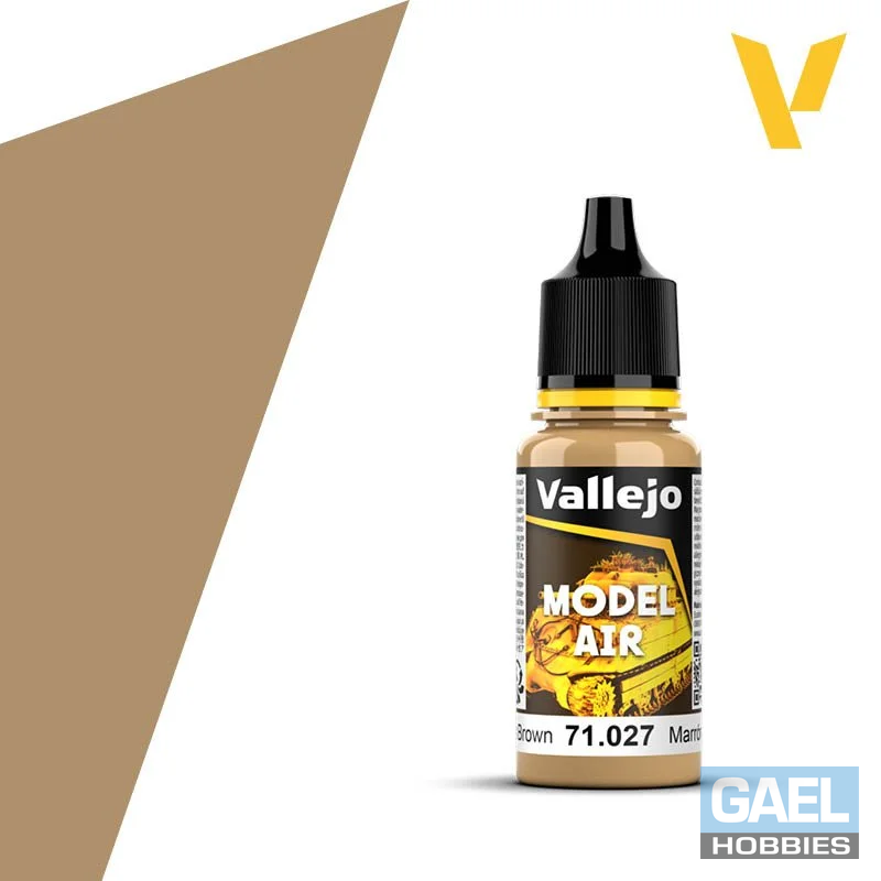 Vallejo 18ml Model Air Light Brown (71.027)