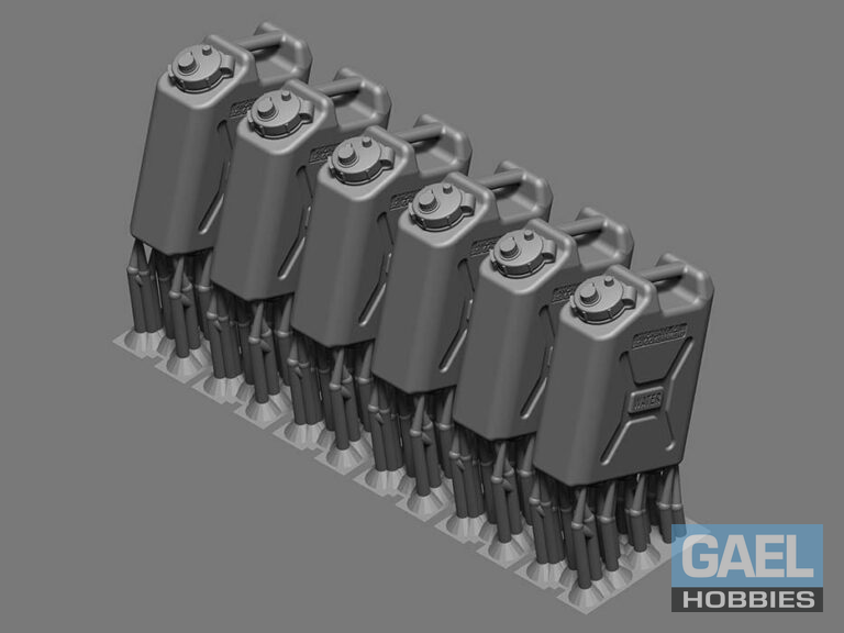1/16 Legend US 20L Water Can Set (6each) #LF3D16018