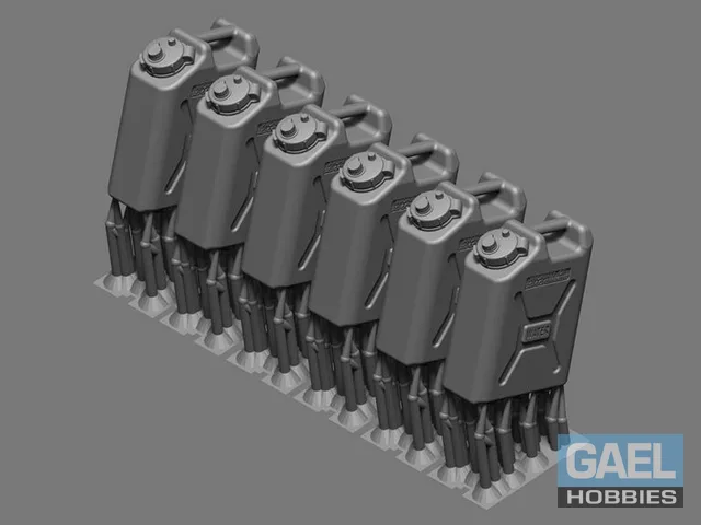 1/16 Legend US 20L Water Can Set (6each) #LF3D16018