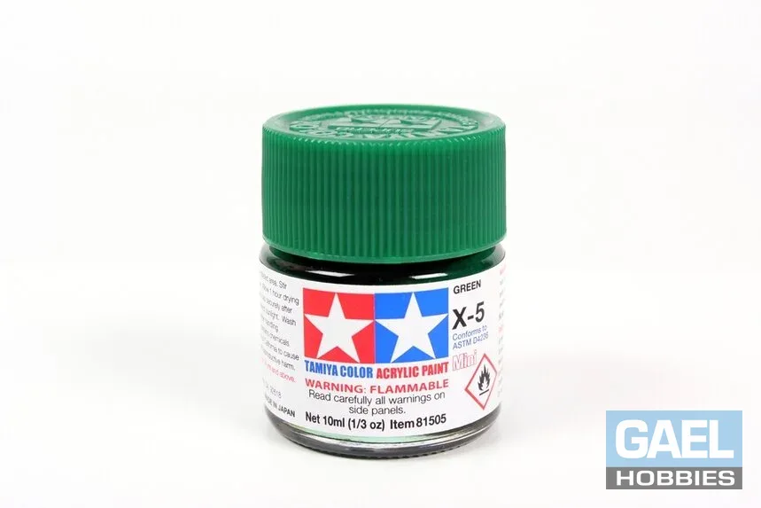 Tamiya 10ml-1/3oz Acrylic Mini X-5 Green