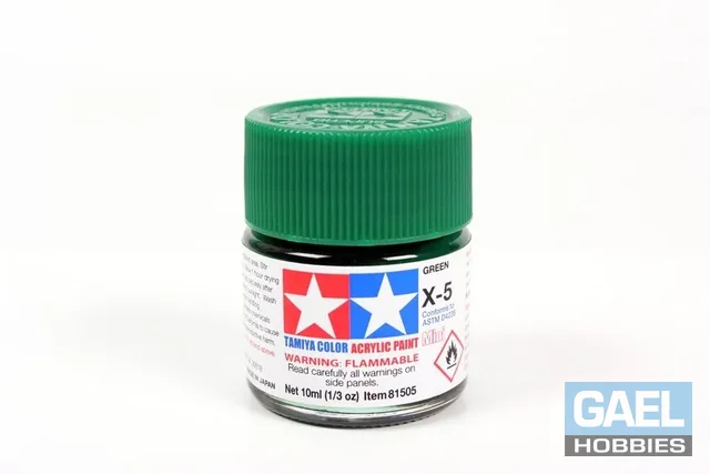 Tamiya 10ml-1/3oz Acrylic Mini X-5 Green