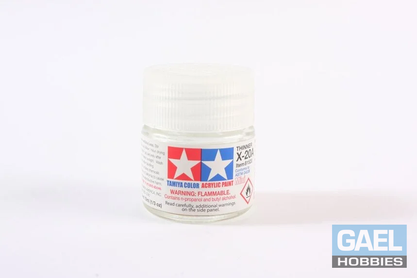 Tamiya 10ml-1/3oz Mini Acrylic Thinner MX20A