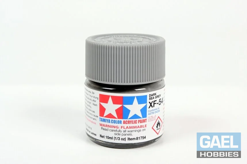 Tamiya 10ml-1/3oz Acrylic XF-54 Dark Sea Grey