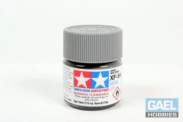 Tamiya 10ml-1/3oz Acrylic XF-54 Dark Sea Grey
