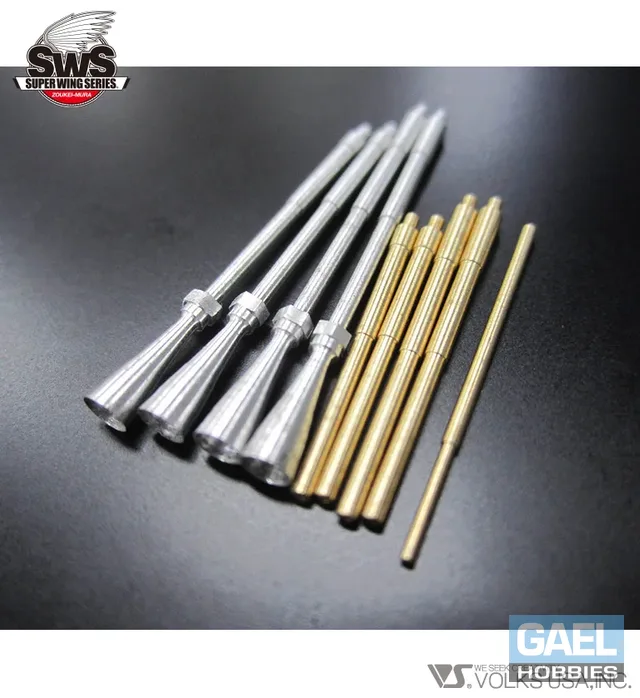 1/32 SWOP Skyraider Turned Metal Machine Gun and STatic Boom Set