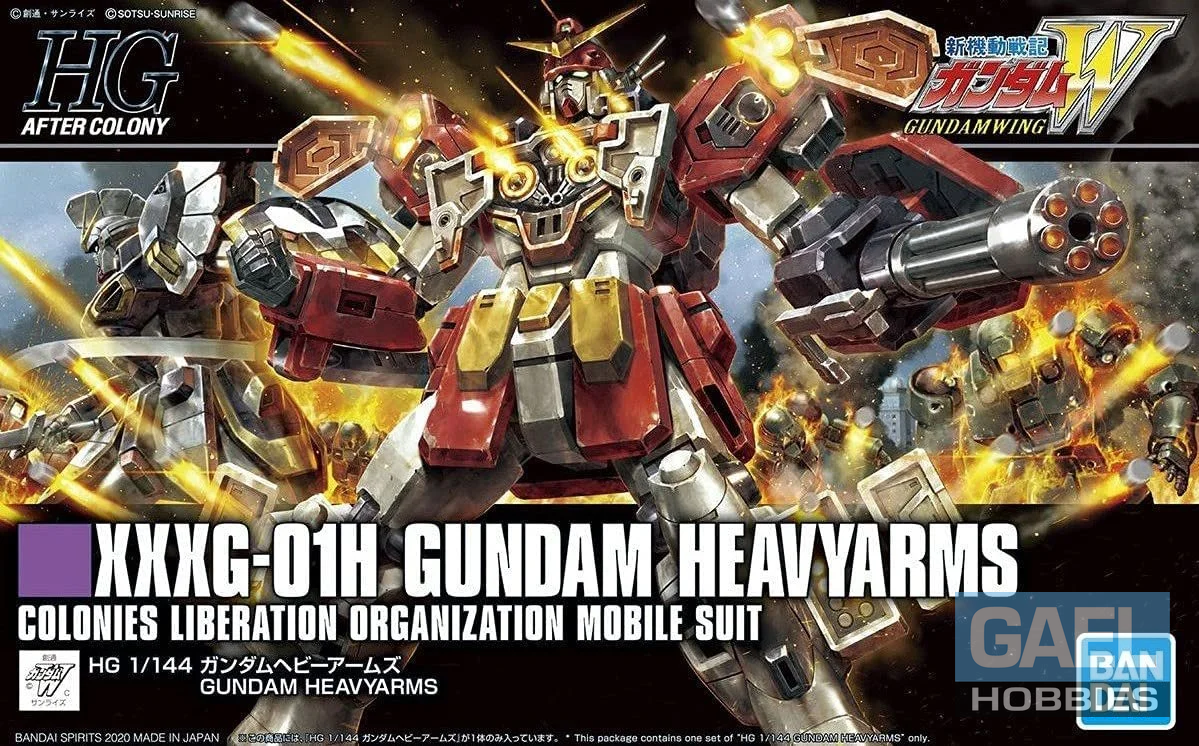 1/144 Bandai XXXG-01H Gundam Heavyarms (HG) After Colony #236