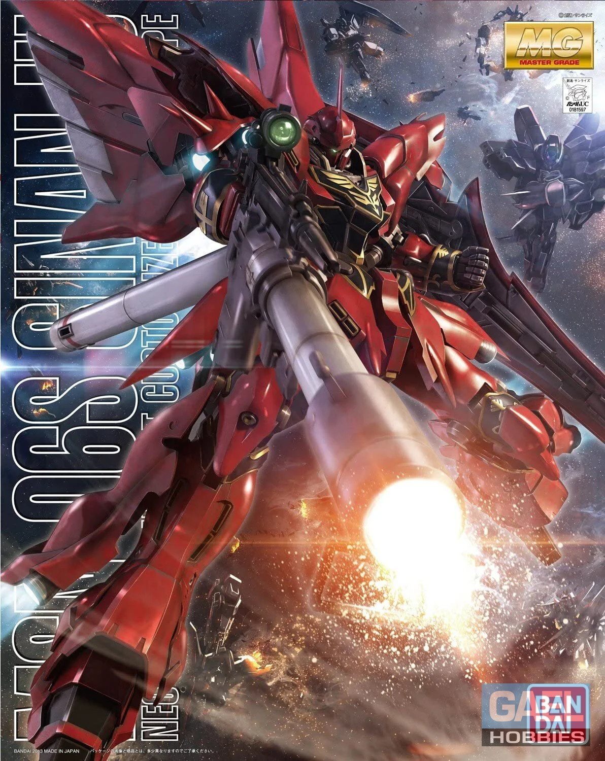 1/100  Bandai MSN-06S Sinanju (MG)