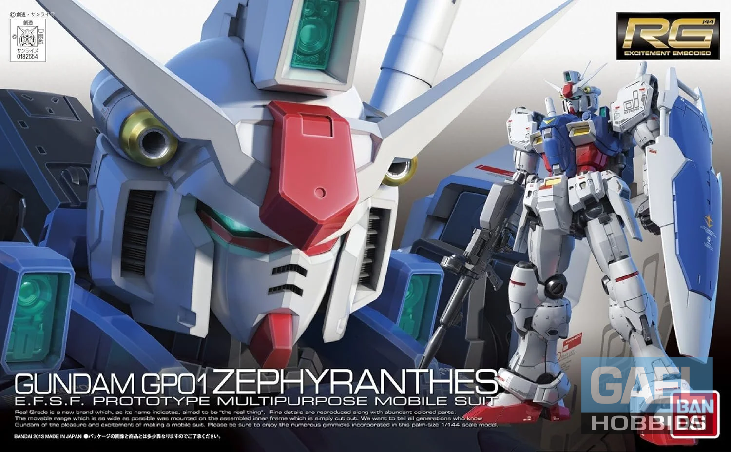1/144 Gundam GP01 Zephyranthes E.F.S.F. #12 (RG)