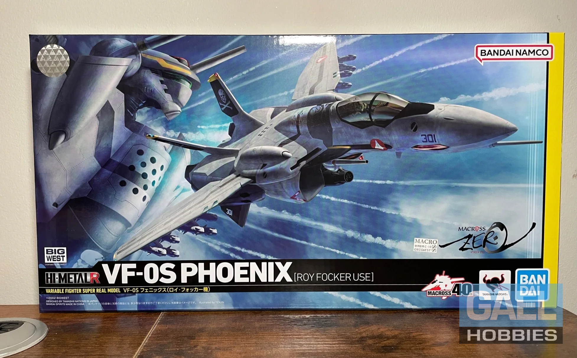 Bandai VF-OS Phoenix (Roy Focker Use) "Macross Zero" Hi-MetalR