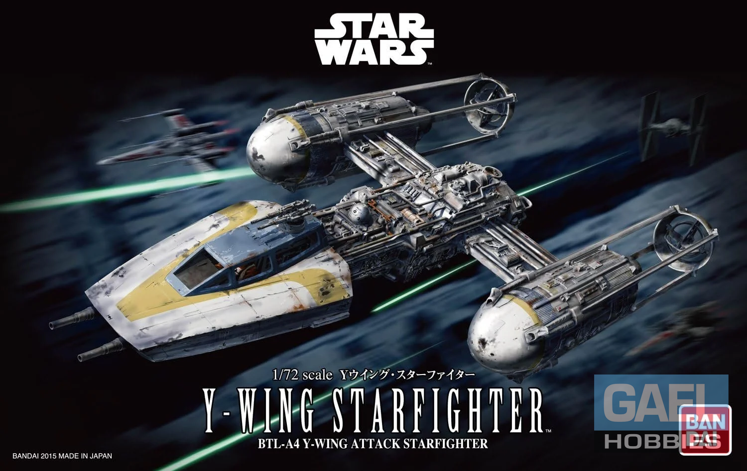 1/72  Bandai Star Wars Y-Wing Starfighter #5063845