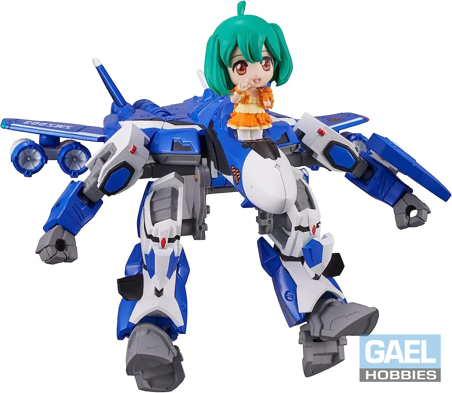 Bandai Spirits Tiny Session VF-25G Messiah Valkyrie (Michael Use) with Ranka Macross Delta