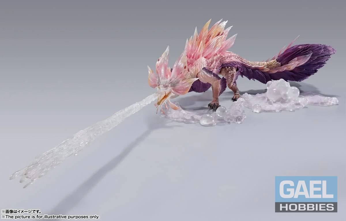 Tamashii Nations S.H. MonsterArts Mizutsune "Monster Hunter Rise"