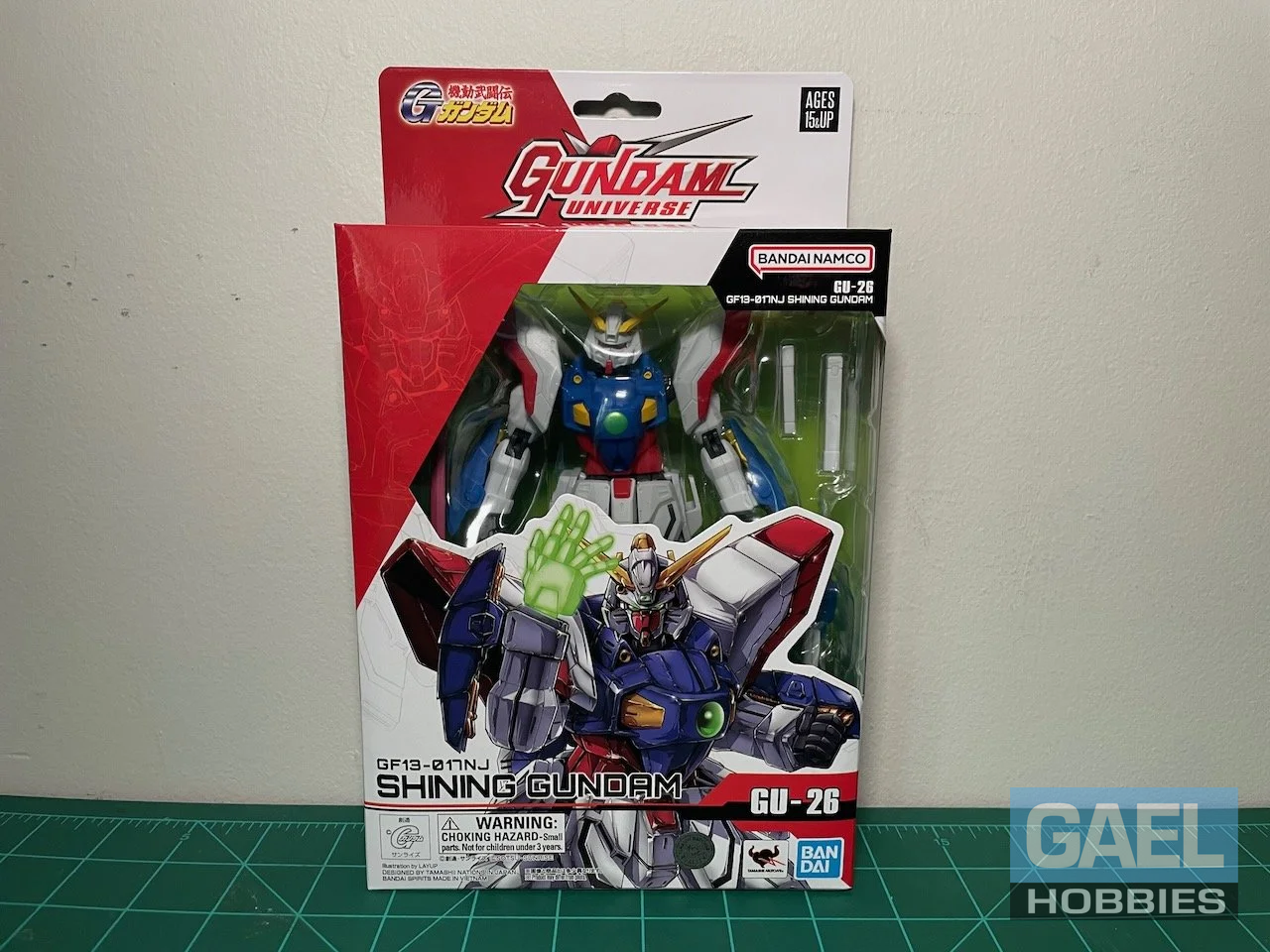 Bandai GF-13-017NJ Shining Gundam "Mobile Fighter G Gundam" GU-26