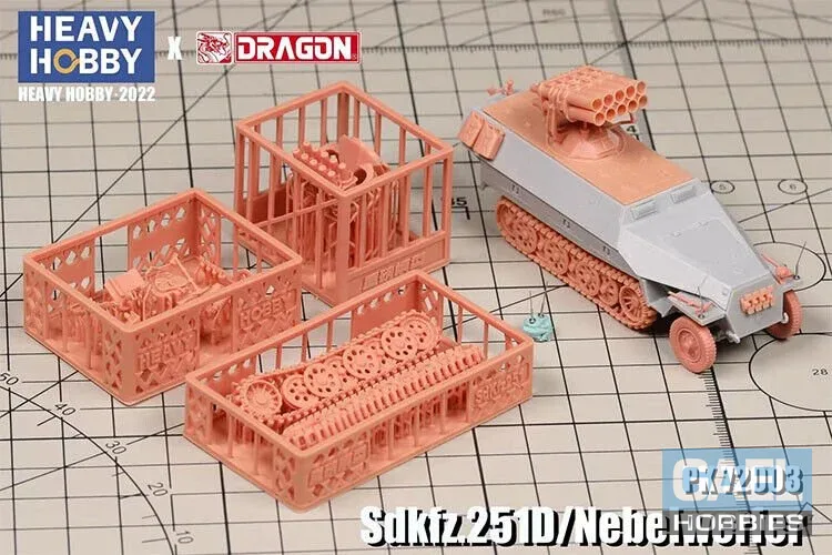 1/72 Heavy Hobby WWII German Sdkfz.251/Nebelwerfer Ausf.D #PK-72003