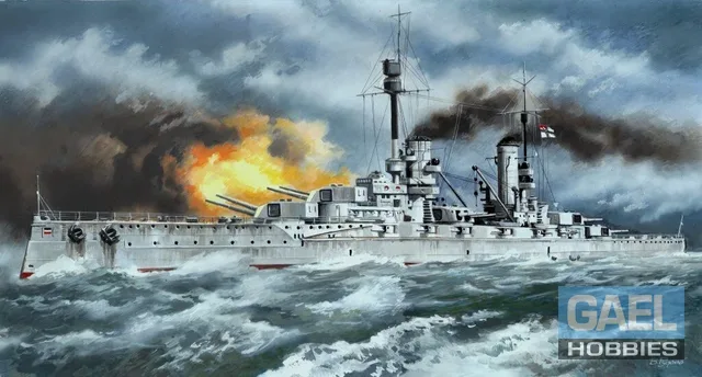 1/350 ICM 1/350 WW1 German Kronprinz Battleship