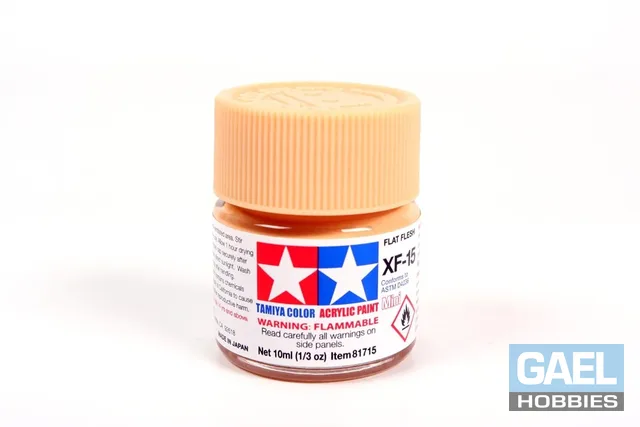 Tamiya 10ml-1/3oz Acrylic Mini XF-15 Flat Flesh #81715