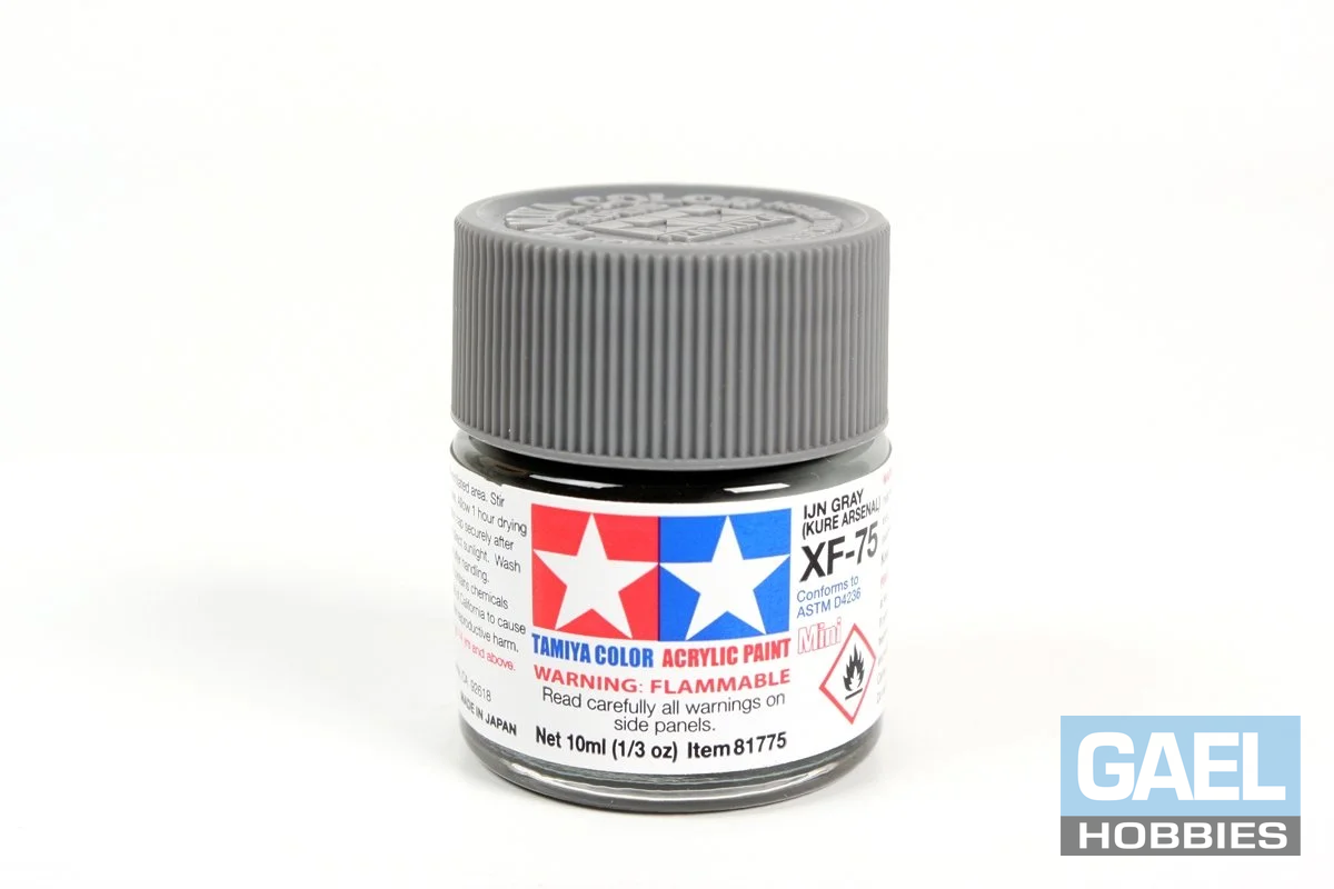 Tamiya 10ml-1/3oz Acrylic Mini XF-75 IJN Gray (Kure Arsenal) #81775