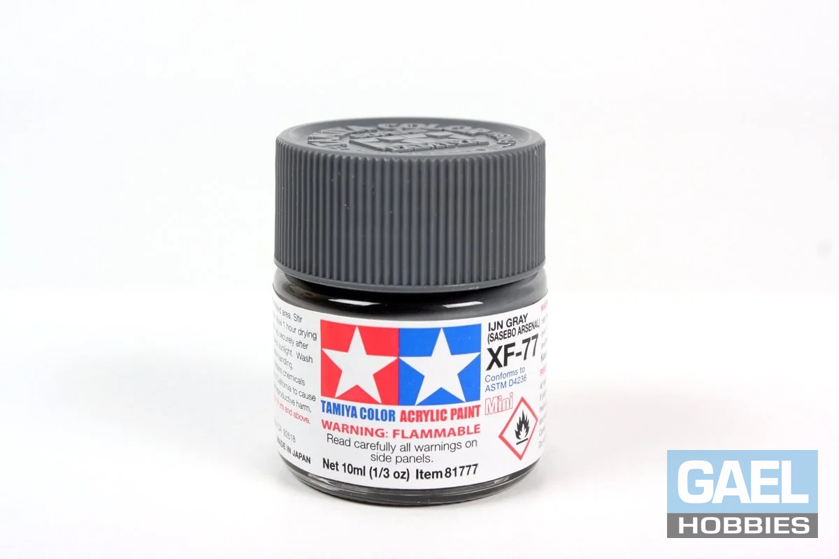 Tamiya 10ml-1/3oz Acrylic Mini XF-77 IJN Gray (Sasebo Arsenal) #81777