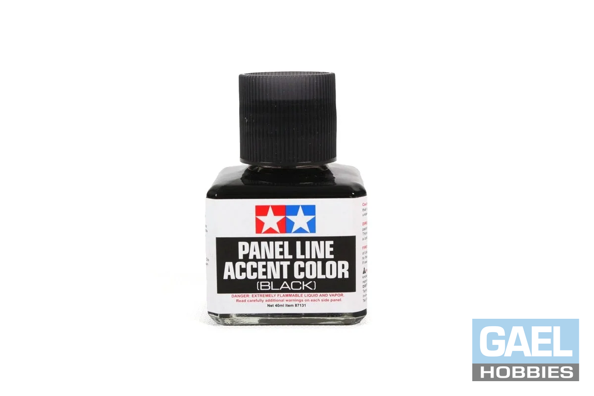 Tamiya Panel Line Accent Color (Black) 40ml #87131