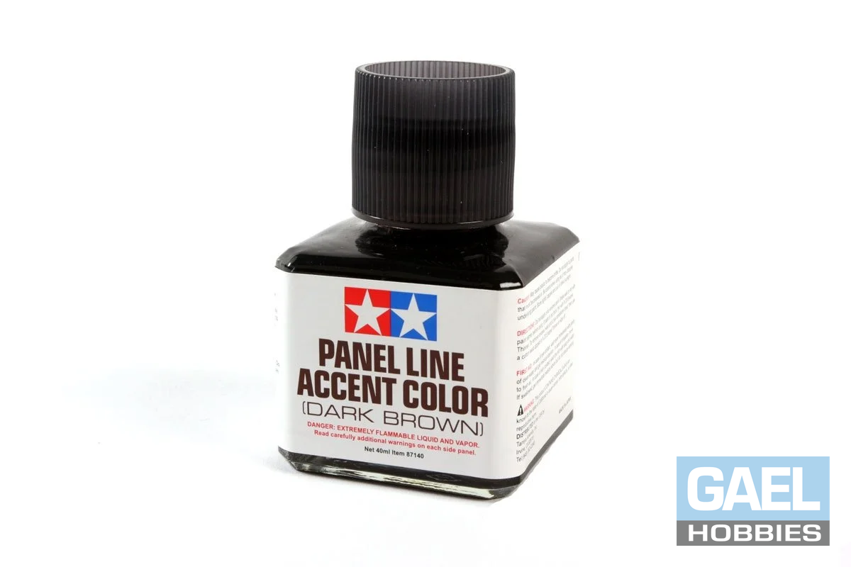 Tamiya Panel Line Accent Color (DrkBrwn) 40ml #87140