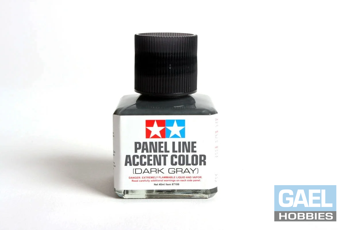 Tamiya Panel Line Accent Color (Dark Gray) 40ml #87199