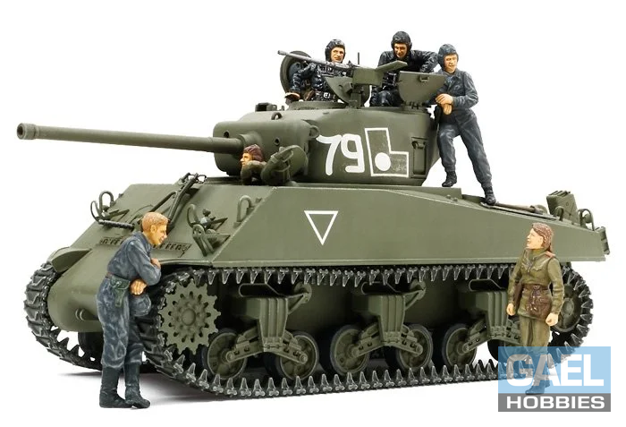 1/35 Tamiya M4A2(76)W Sherman "Red Army" (w/ 6 Figures) #25105-4200
