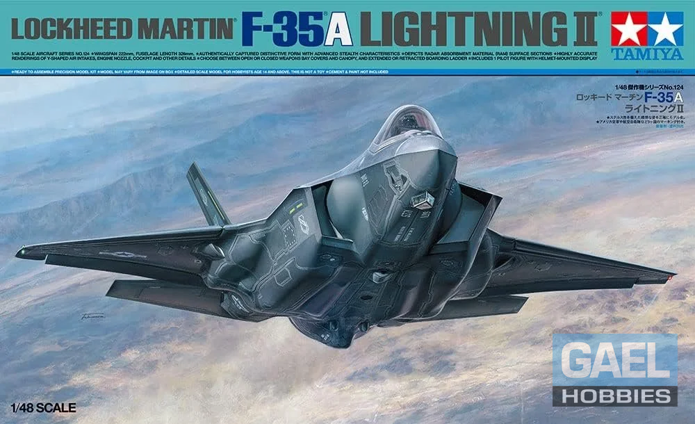 1/48 Tamiya Lockheed Martin F-35A Lightning II #61124-8800