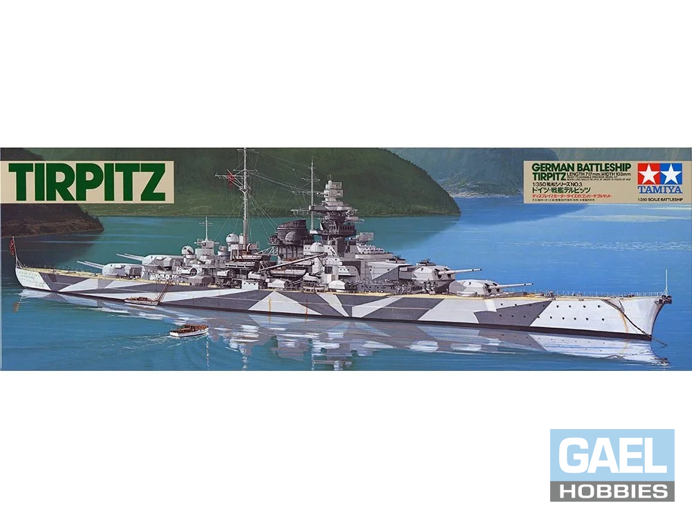 1/350 Tamiya Tirpitz Battleship #78015
