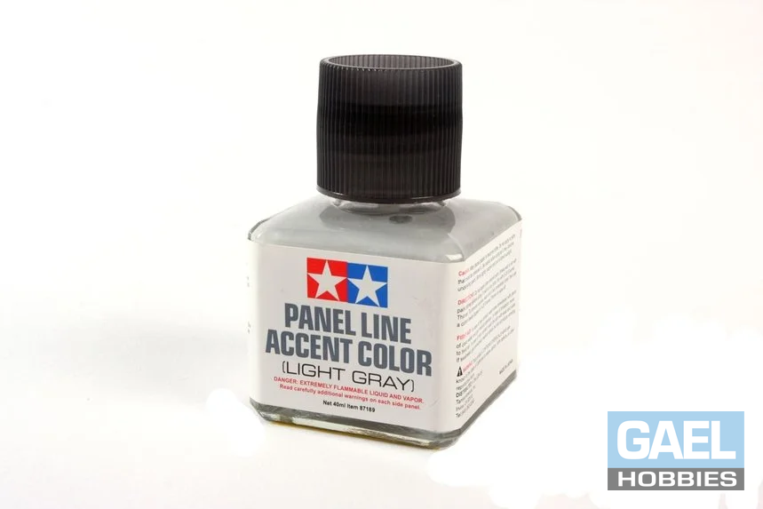 Tamiya Panel Line Accent Color (Light Gray) 40ml #87189