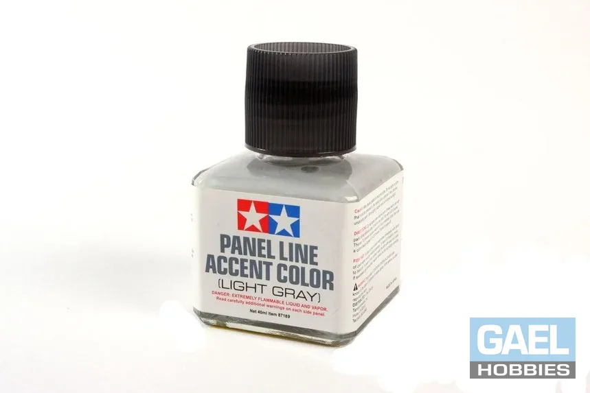 Tamiya Panel Line Accent Color (Light Gray) 40ml #87189