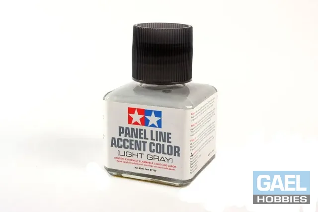 Tamiya Panel Line Accent Color (Light Gray) 40ml #87189