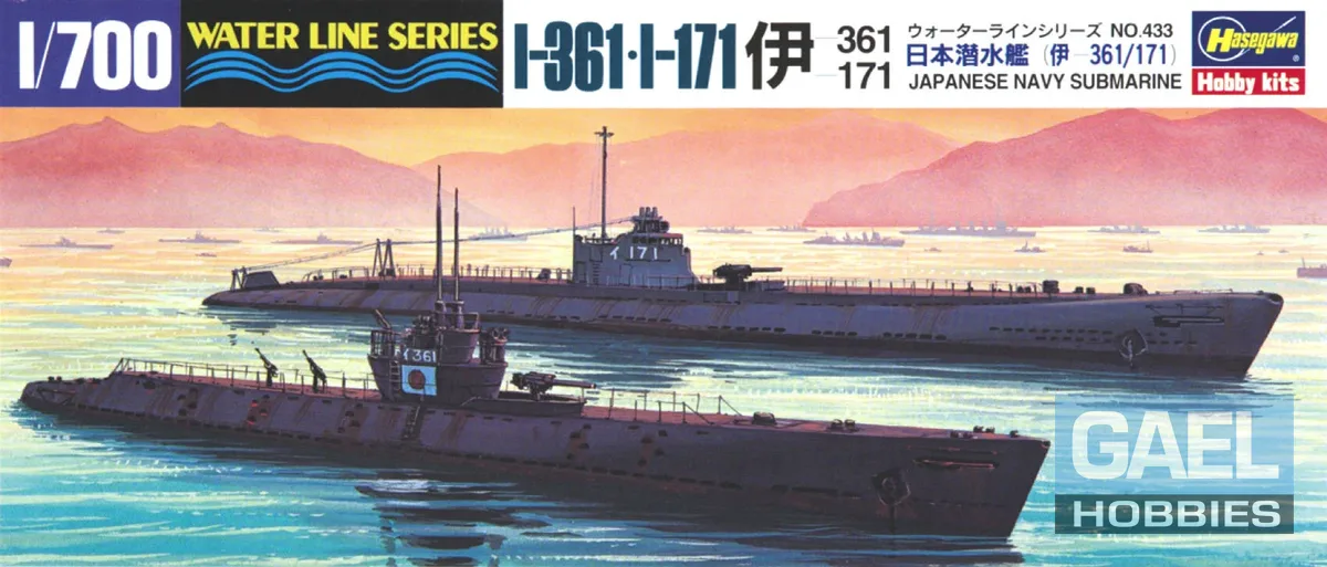 1/700 Hasegawa Submarine I-361/I-171