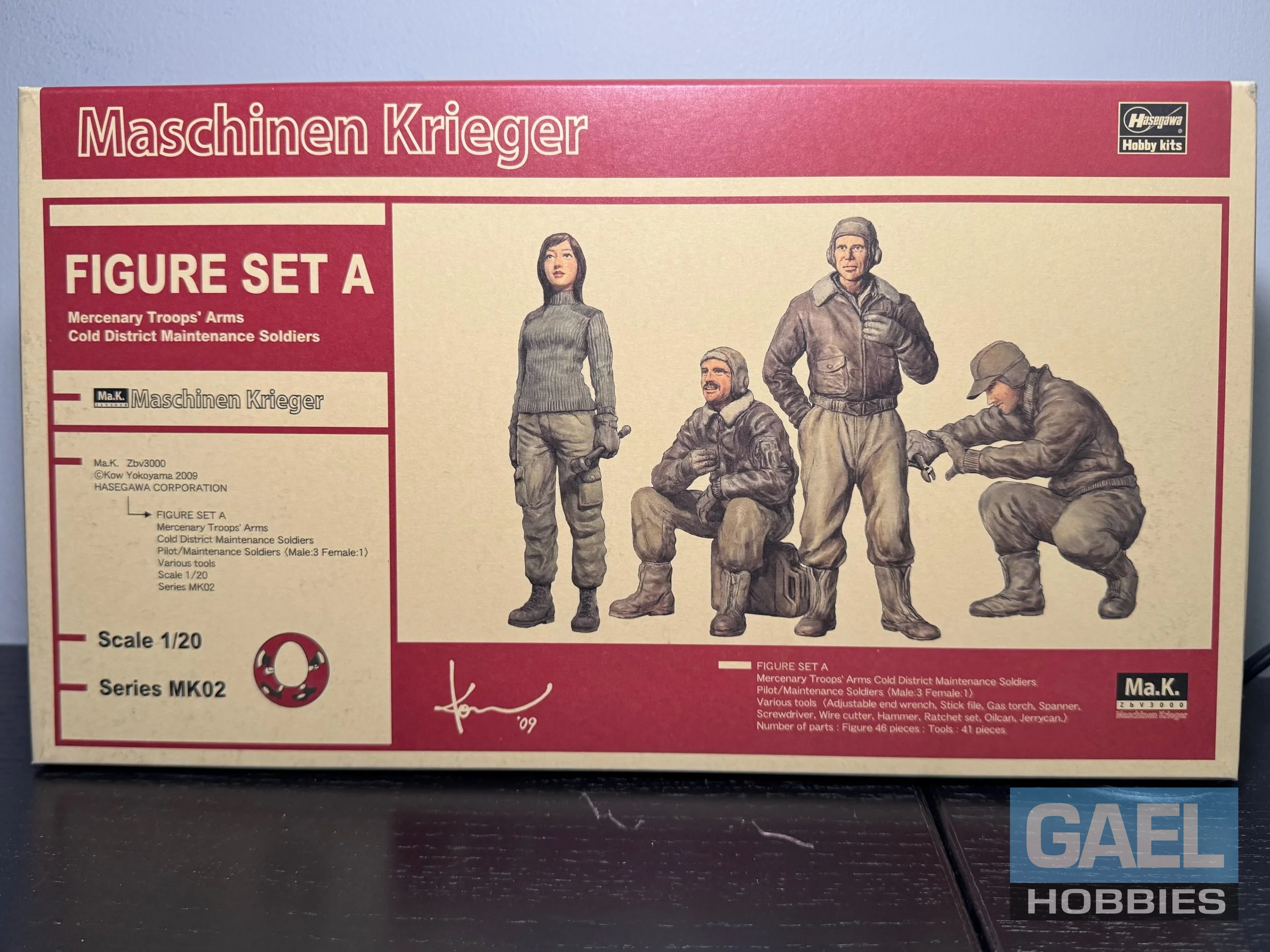 1/20 Hasegawa Maschinen Krieger Figure Set A #64002