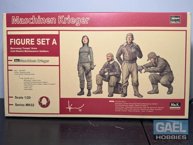 1/20 Hasegawa Maschinen Krieger Figure Set A #64002