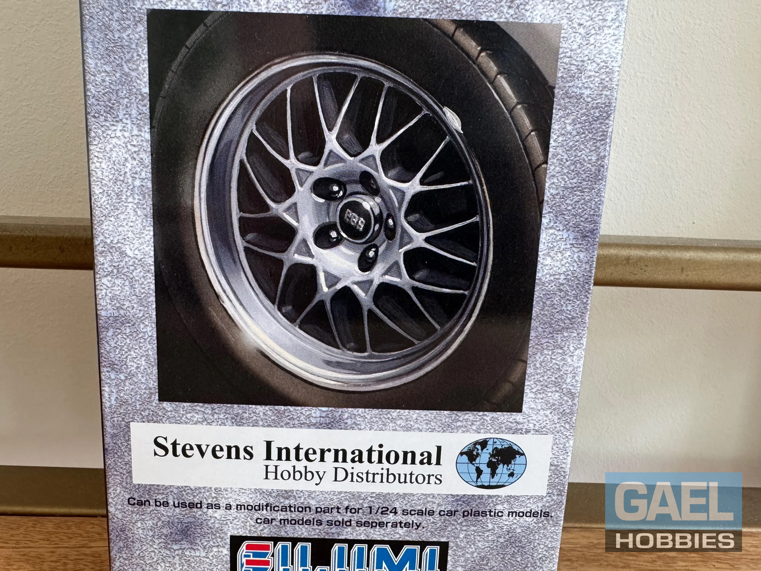 1:24 Fujima BBS V-Spec 17" Tire & Wheel Set (4) S#19307