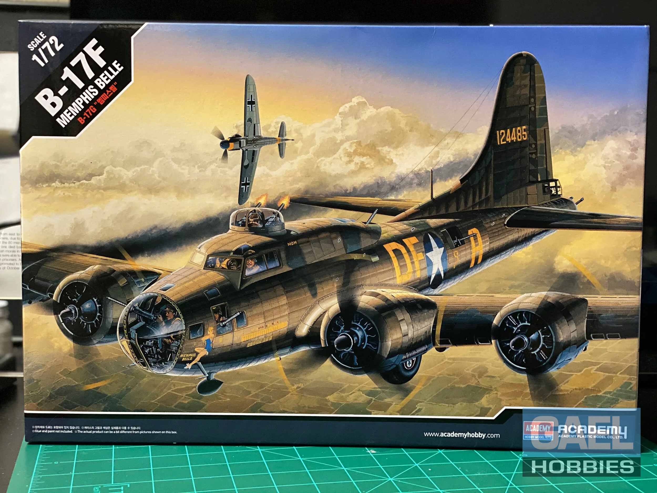 1/72 Academy B-17F Flying Fortress "Memphis Belle" $12495