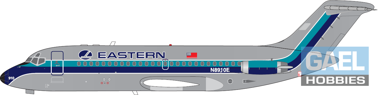 V1:400 Eastern Airlines DC-9-14 N8910E #400011
