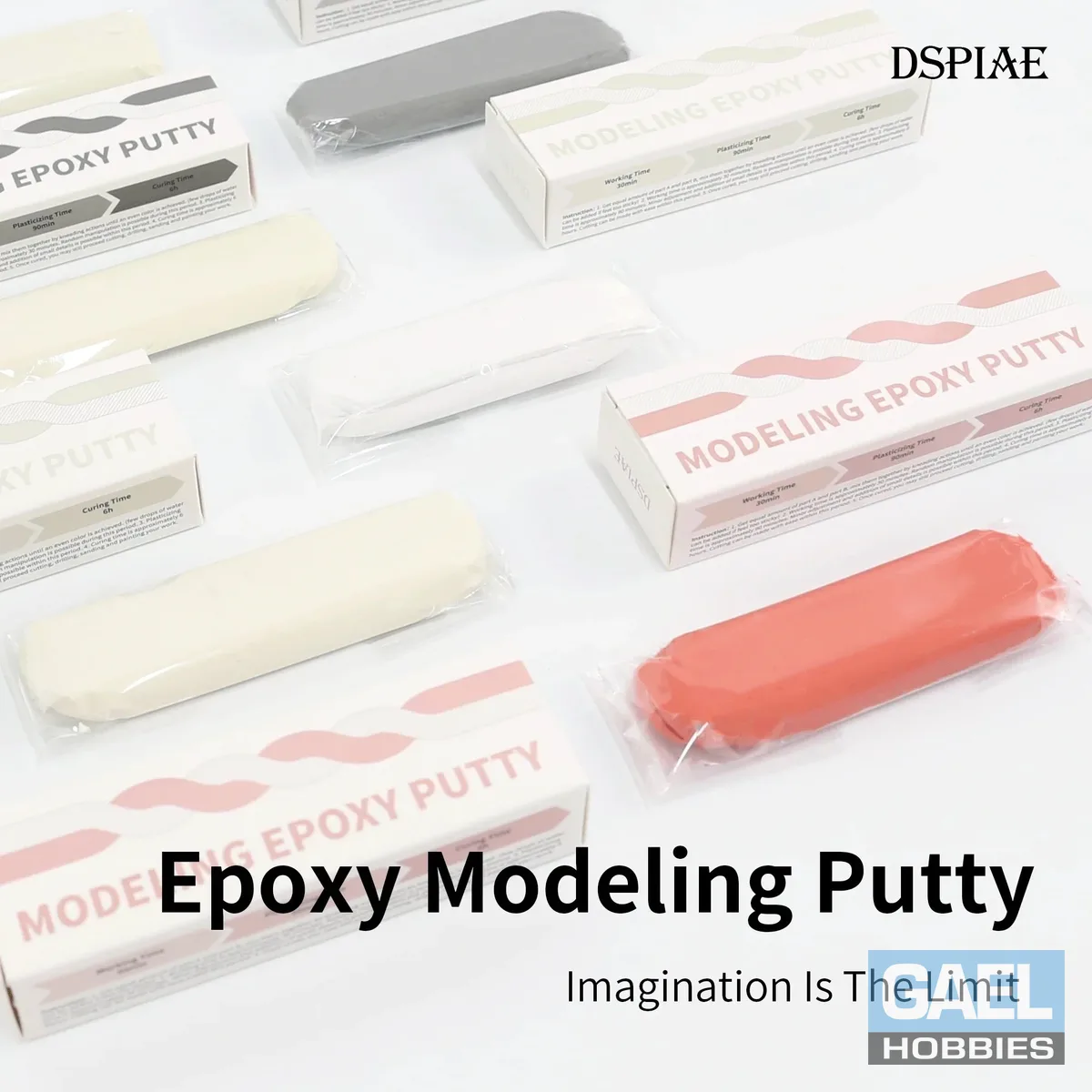 DSPIAE DSP-MEP-02 Modeling Epoxy Putty - White