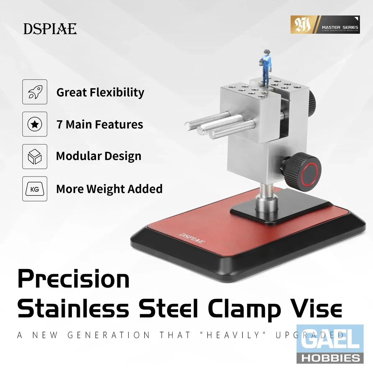 DSPIAE DSP-AT-TV Precision Stainless Steel Clamp Vise