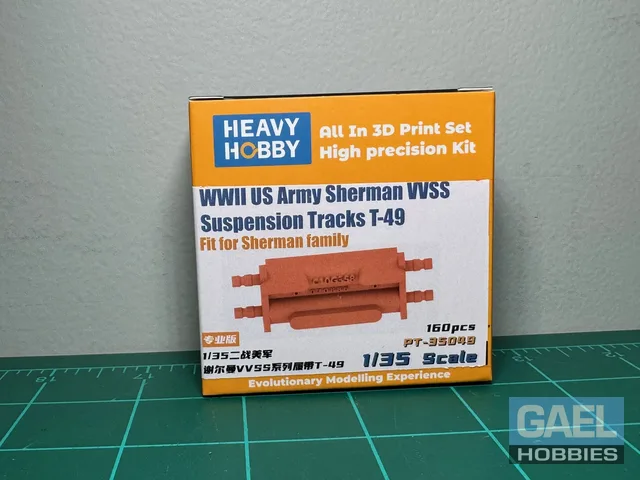 1/35 Heavy Hobby WWII US Army Sherman VVSS Suspension Tracks T-49 #PT-35049