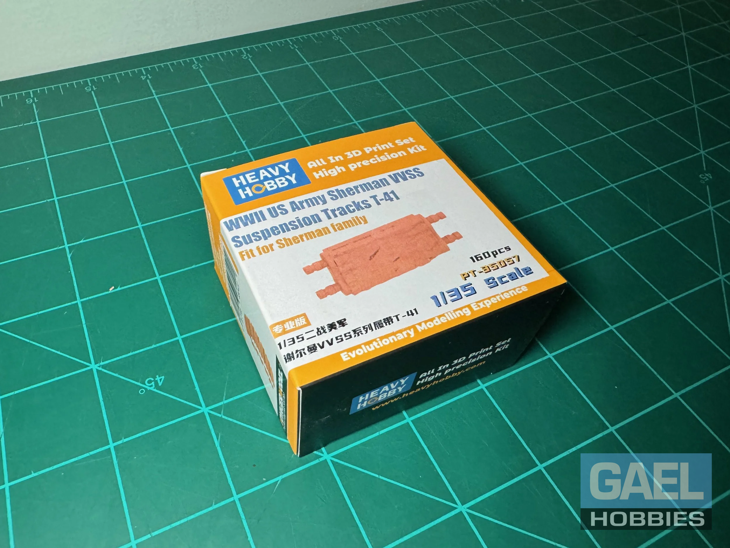 1/35 Heavy Hobby WWII US Army Sherman VVSS Suspension Tracks T-41 #PT-35057