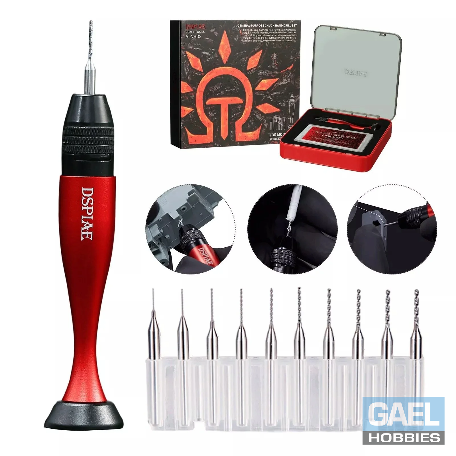 DSPIAE DSP-AT-VHDS General Purpose Chuck Hand Drill Set