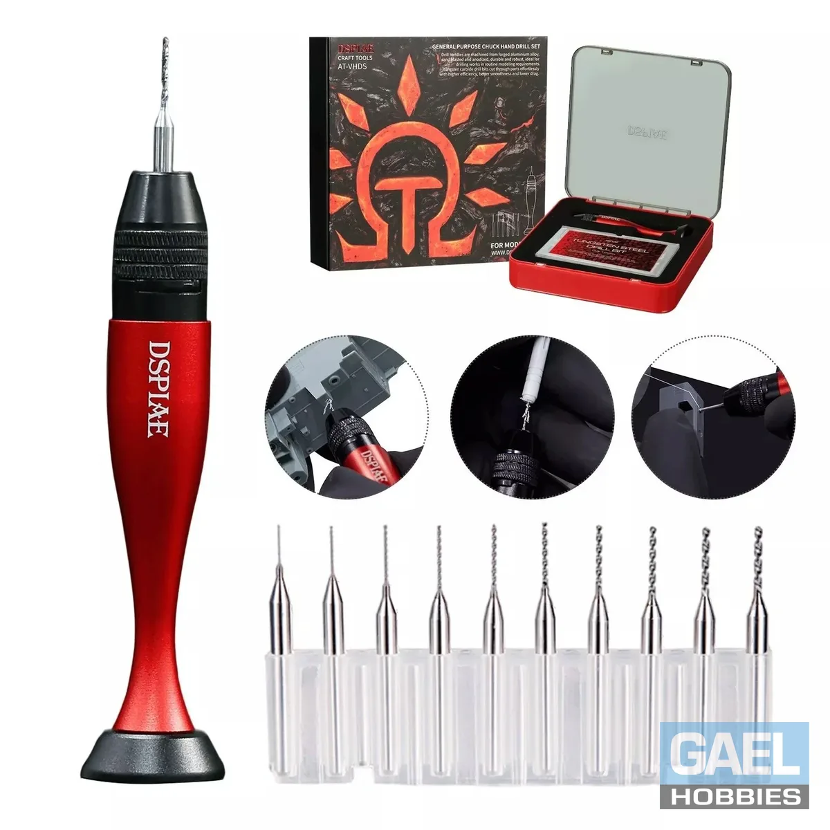 DSPIAE DSP-AT-VHDS General Purpose Chuck Hand Drill Set