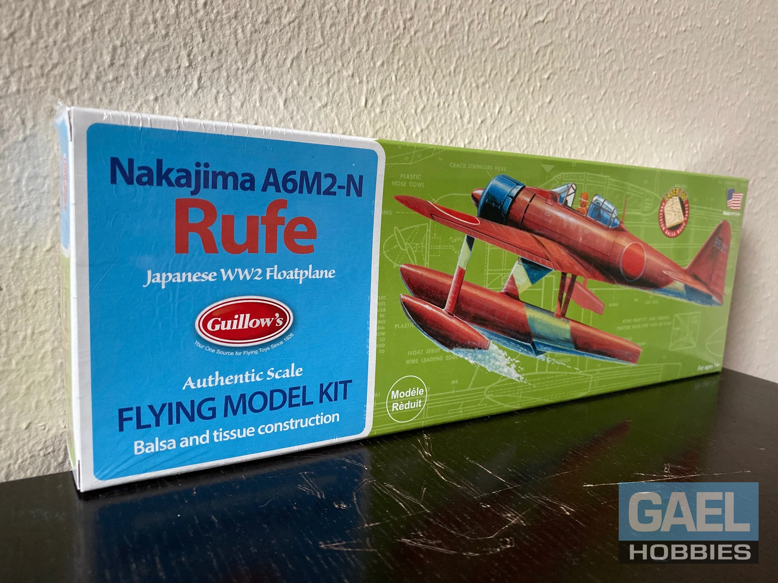 Guillow's Nakajima A6M2-N Rufe 16.5" Wingspan Balsa Kit# 507
