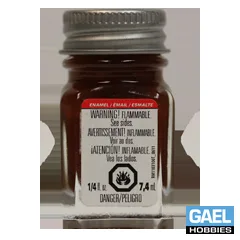 Testors Enamel 1/4oz-Gloss Brown #1140