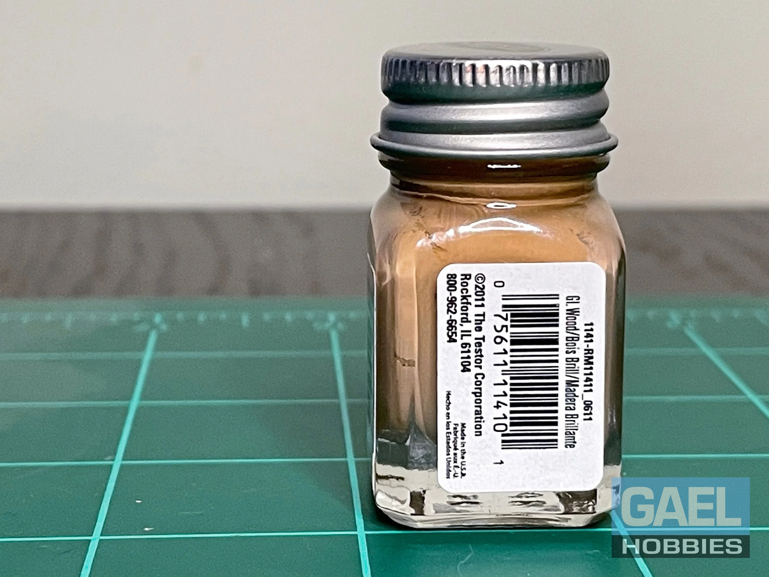 Testors Enamel 1/4oz-Gloss Wood #1141