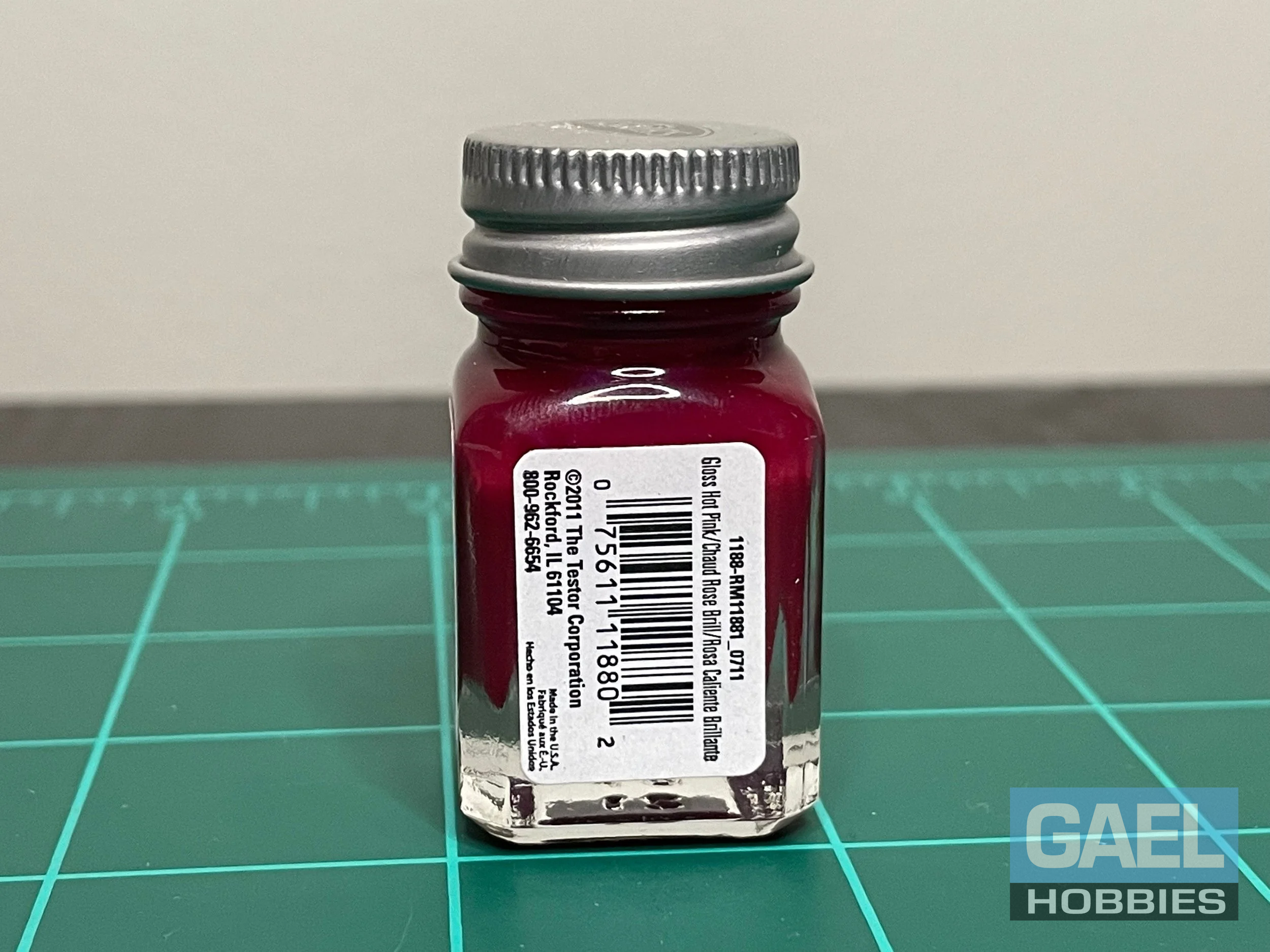 Testors Enamel 1/4oz-Gloss Hot Pink #1188